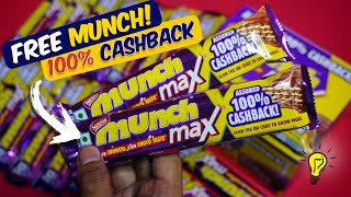 Nestle Munch Max Cashback Offer - Munch Max 100% Cashback Offer 2024 - Munch Max New Cashback Offer