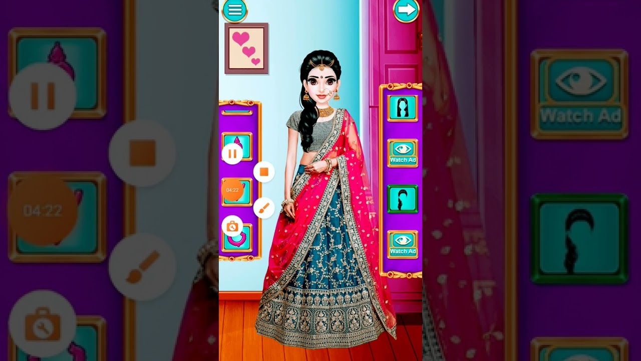 indian royal wedding doll makeover avatar creator like, share, subscribe