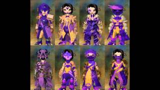 Guild Wars 2: Asura Male and Female Dungeon Gear Showcase!