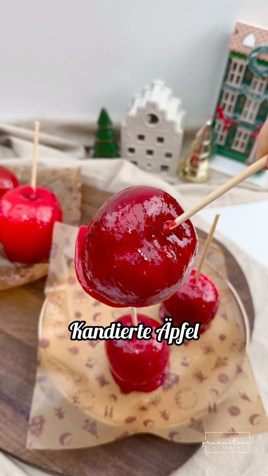 Kandierte Äpfel wie vom Weihnachtsmarkt #äpfel #foodie #weihnachtsmarkt ...