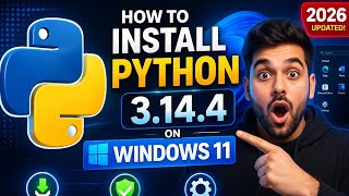 How To Install Python 3.14.4 On Windows 11 2026 Python Installation