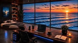 Sunset Coding by the Ocean 🌊 Deep Focus Music for Programming & Productivity ✦ The Focus Beats