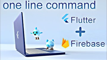 how to connect flutter to firebase single command | connect flutter app with firebase easiest way