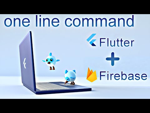 how to connect flutter to firebase single command | connect flutter app with firebase easiest way