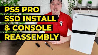 PS5 Pro Upgrade Tutorial | How to Install an SSD & put the console back together!