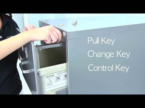 remove & install file cabinet, desk or cubicle lock cores - youtube