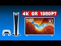 1080p HDTV مقابل 4K TV PS5 اللعب هل تحتاج إلى تلفزيون 4K