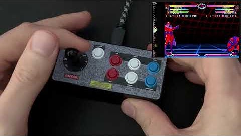 MvC2 ROM with SF2 Mini Fight Stick
