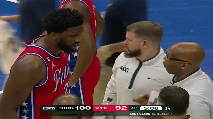 SCARY Head Injury To Grant Williams After Joel Embiid STOMPS On His Head And Smashes it