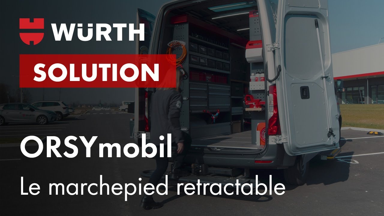Marchepied rétractable pour véhicule utilitaire - ORSYmobil