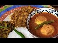 Egg curry with sabzi 🍛🍛🍛