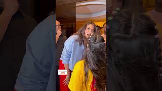 Hka Sharma With Her Cute Little Fan