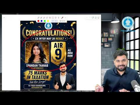 Watch This Before Joining Your DT Classes for CA-Inter May 26| CA Yash Khandelwal| Vsmart Academy