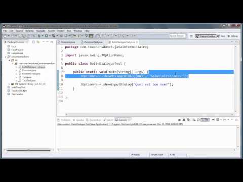 JAVA (Intermediate) - 14 - Dialog Boxes in Java