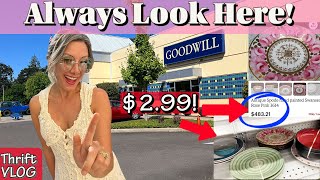 Goodwill Thrift Shopping for Home Decor and Fashion  Thrift With Me  Haul