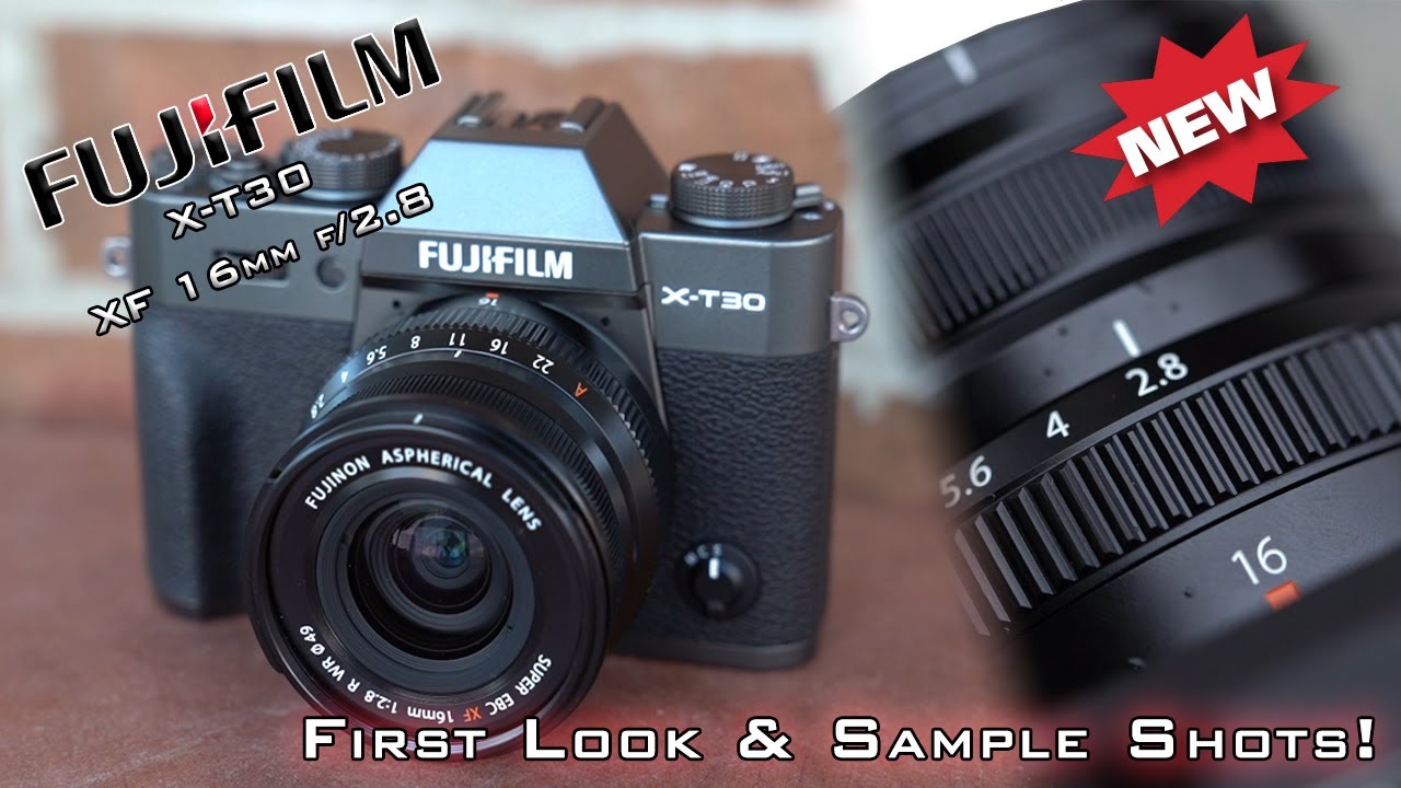 Fujifilm X-T30, l'hybride APS-C mini X-T3 et un nouveau XF 16 mm f