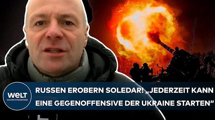 PUTINS KRIEG: Russen erobern Soledar! "Jederzeit kann eine Gegenoffensive der Ukraine stattfinden!"