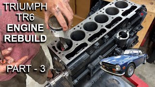Triumph TR6 Engine Rebuild - Part 3 - Assembling Begins