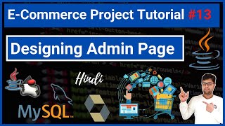 #13. Designing Admin page for ecommerce web application in hindi