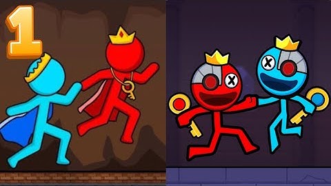 🕹 Red and Blue Gameplay - All Level 1-10 - Stickman Animation - Gameplay Walkthrough iOS & Android