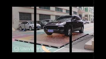 Uniview LED 丨A car is running over a floor screen?