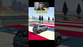 Fortuner Vs Creta Vs Scorpio Water Test in GTA V! #trending #viral #gta5
