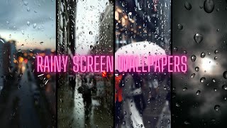 rainy screen wallpapers/black wallpapers/nature wallpapers/4k iPhone wallpapers/hd mobile wallpaper screenshot 1