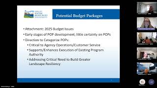 2025-27 Budget and Legislative Discussion Meeting - April 9, 2024