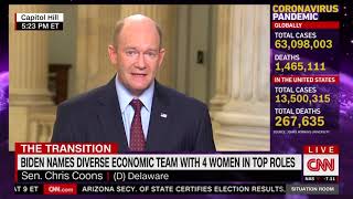 Sen. Coons Joins CNN's Wolf Blitzer Monday, November 30