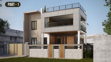 Simple House Design in SketchUp for Beginners  | Part - 1 | 54