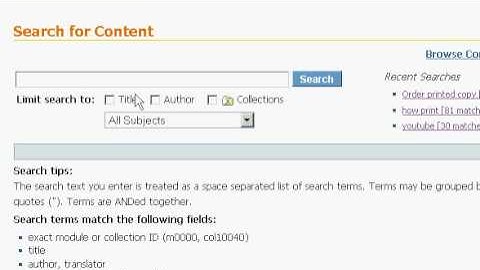 not easy to connect the dots on cnx dot org connexions