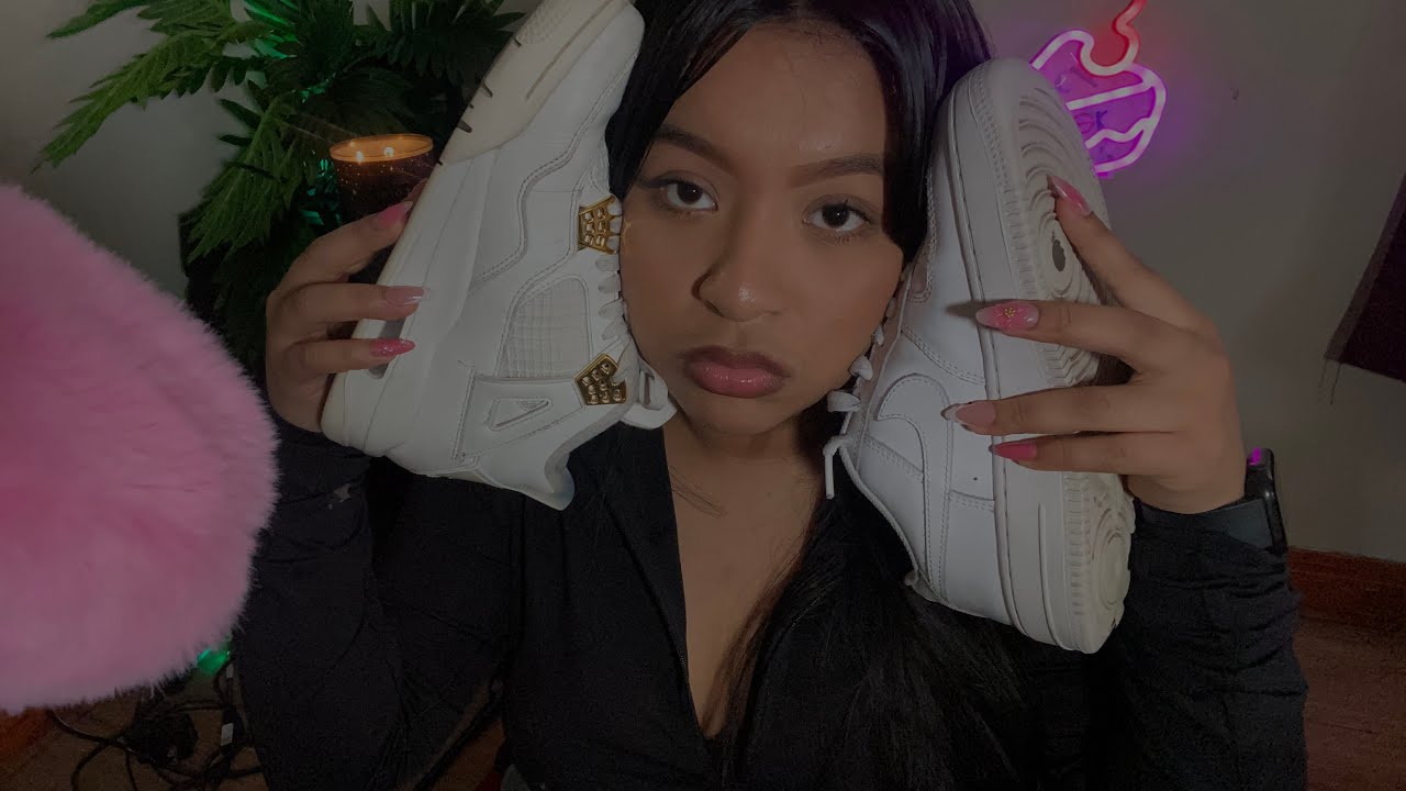 ASMR brain melting🤤shoe tapping👟along with mouth sounds for relaxation🌸✨