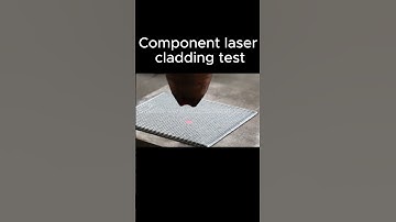 Component laser cladding test #lasercladding #machine#technology #3dprinting #welding #lasertech