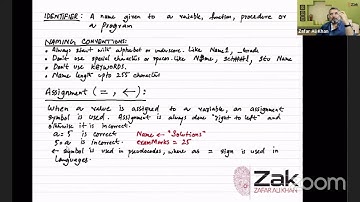 Data Types | Lecture 1/3 | AS | By ZAK