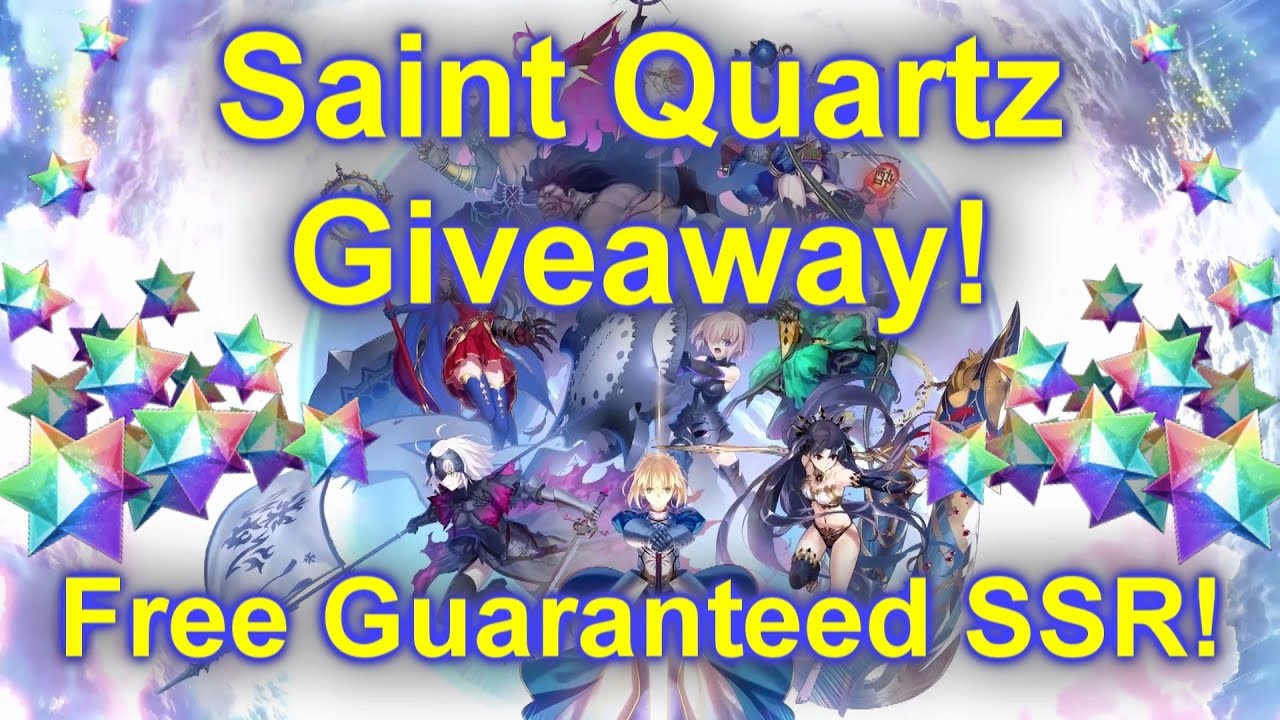 SAINT QUARTZ GIVEAWAY – FREE GUARANTEED SSR! 