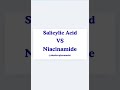 Salicylic Acid Vs Niacinamide #shadowpharmacist #pharmacist #pharmacy #salicylicacid #niacinamide