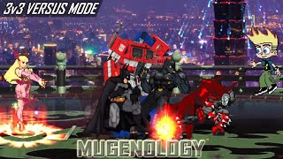 Batman Varohades, Morrigan, Black Panther Vs Johnny Test, Optimus Prime, Spawn Mvc2 - 3V3