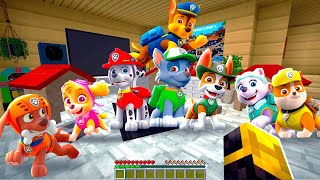 ADOPTO A LA PAW PATROL EN MINECRAFT