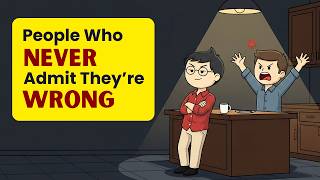 Psychology of People Who Never Admit They're Wrong
