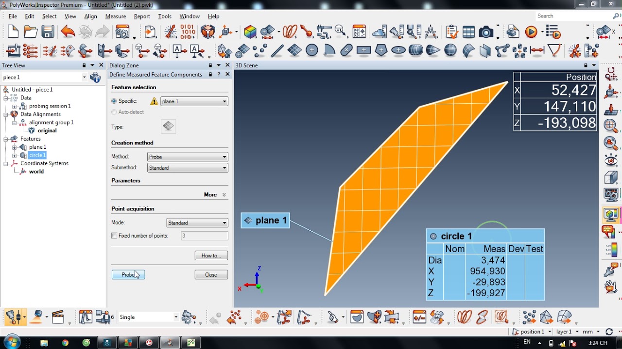Probing with Polywork and Faro Arm YouTube