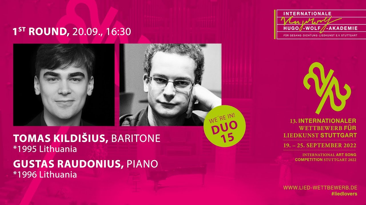 Duo 15: Tomas Kildišius & Gustas Raudonius  | HELLO LiedLOVERS