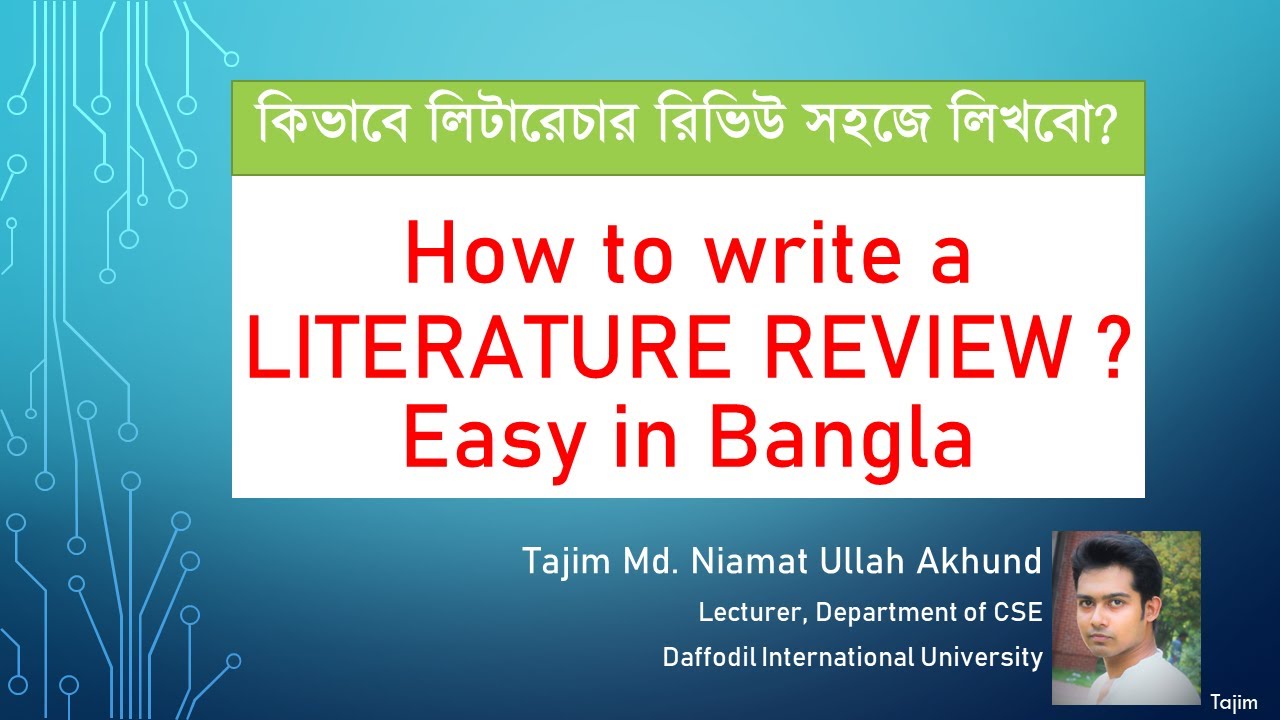 literature review meaning in bengali