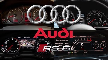 Audi RS6 (0-100 KM/H) (0-60 MPH) ACCELERATION BATTLE