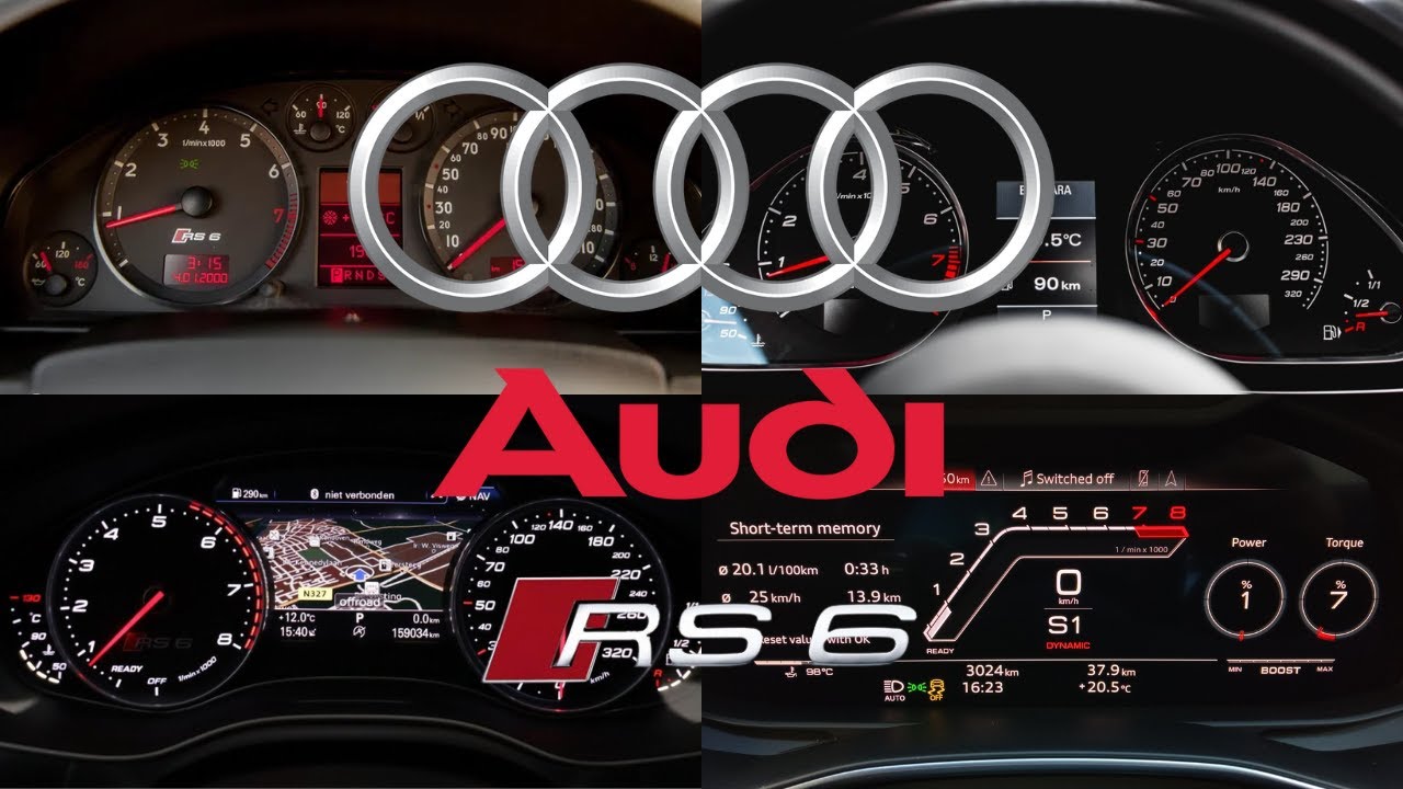 Audi RS6 (0-100 KM/H) (0-60 MPH) ACCELERATION BATTLE - YouTube
