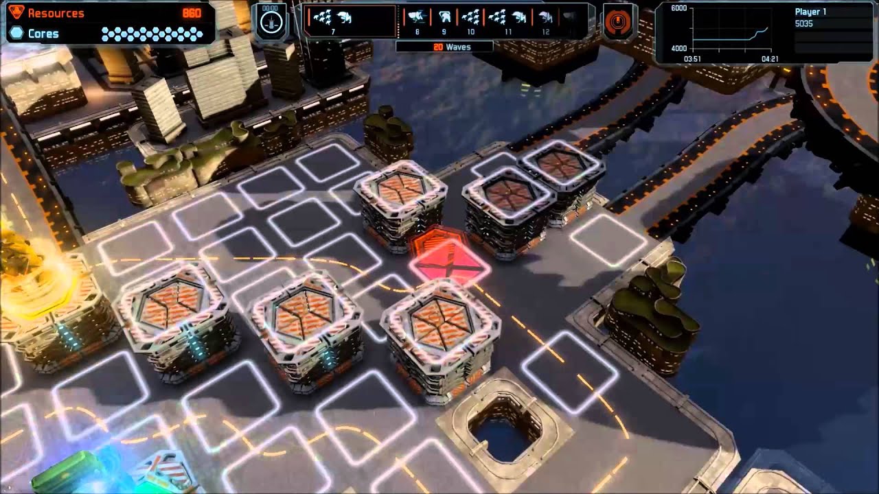 Defense Grid 2 Beta - Surface Tension (Story Normal)