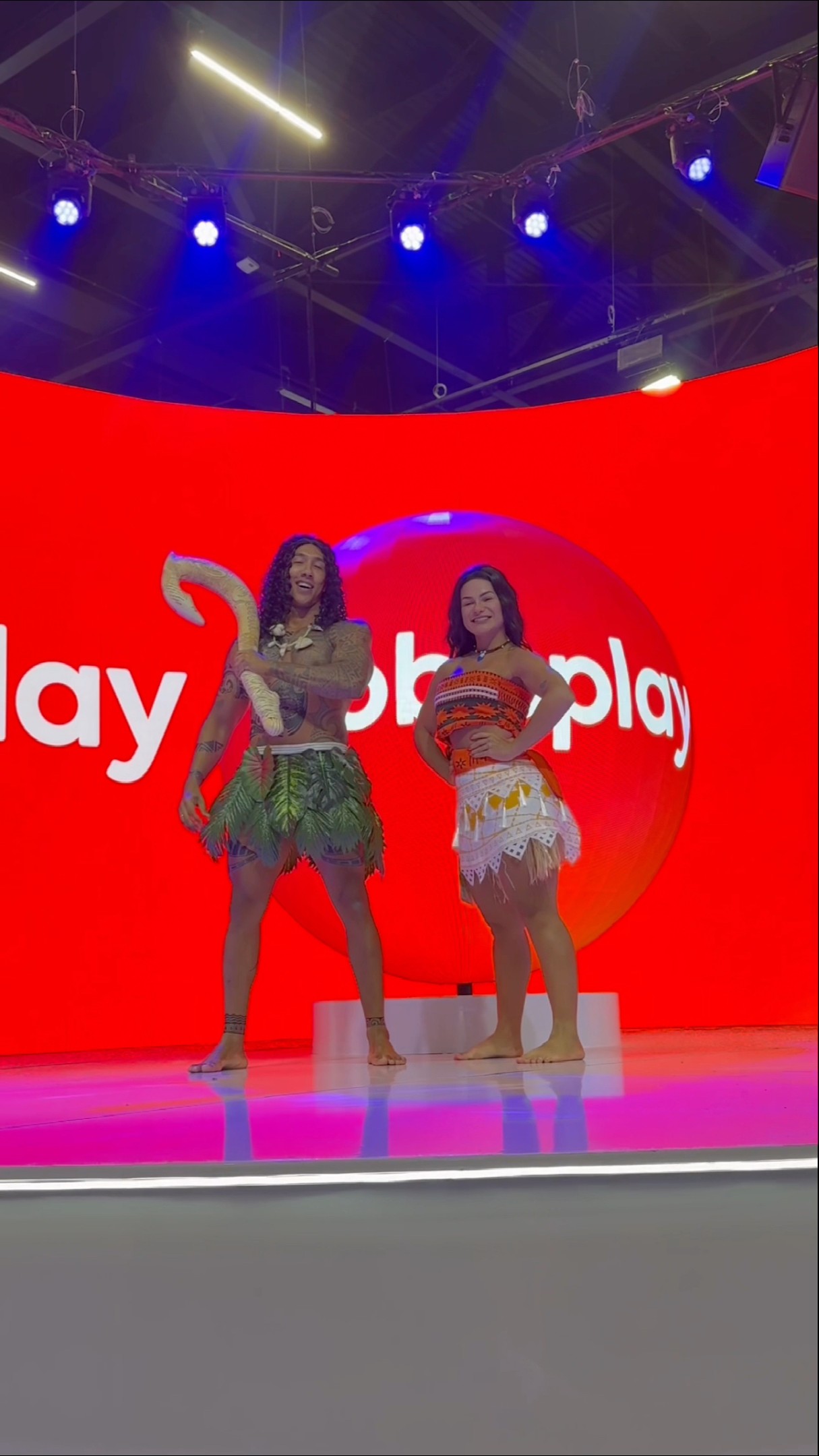 Mãe, tô na Globo! ?? @ApolloSant #moana #maui #dancers