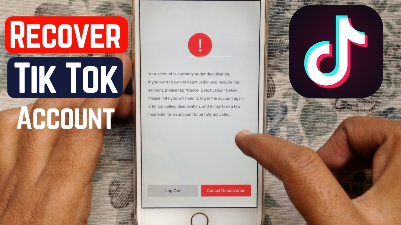 How to Recover Deleted Tik Tok Account