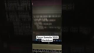 PyCon Somalia 2025 HackathonExploring innovation and Ai solutions. #PyConSomalia #Hackathon #AI #ml