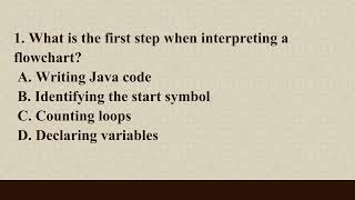 Interpreting Flowcharts: Reading and Understanding Logic | Q1 Java L23 P2 | SMILE ROAD