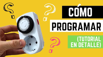CÓMO Programar ENCHUFE TEMPORIZADOR analógico ⏰